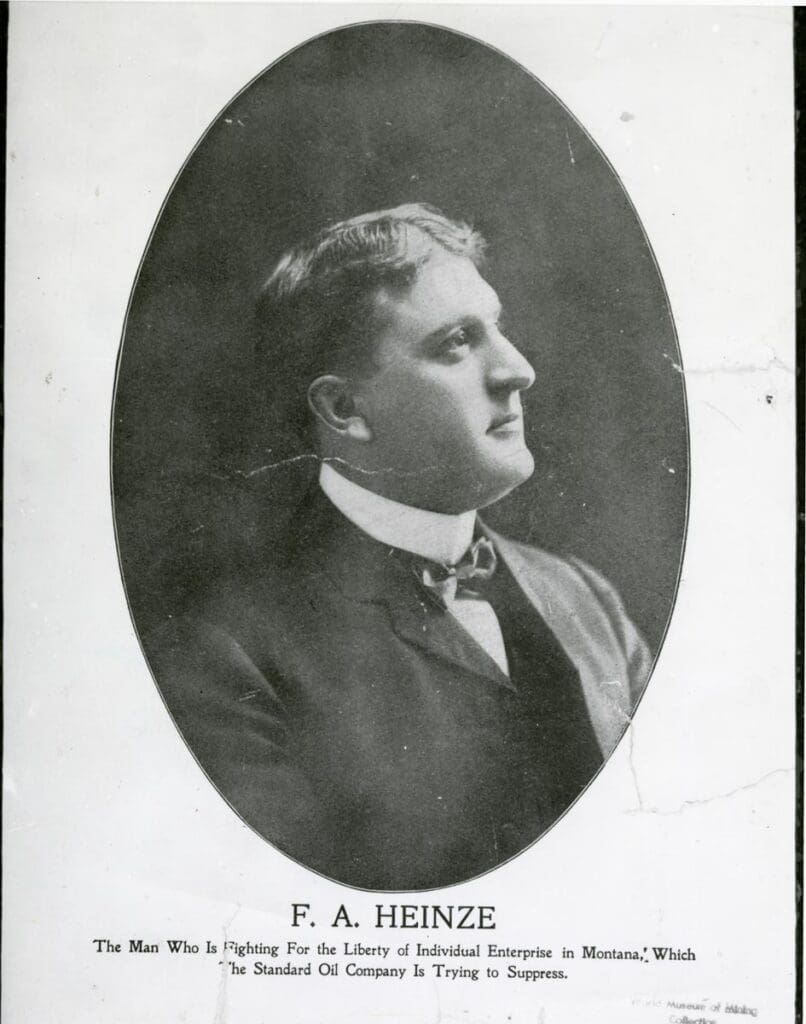 F. (Fritz) Augustus Heinze (one of the Copper Kings), Butte, MT Circa 1900