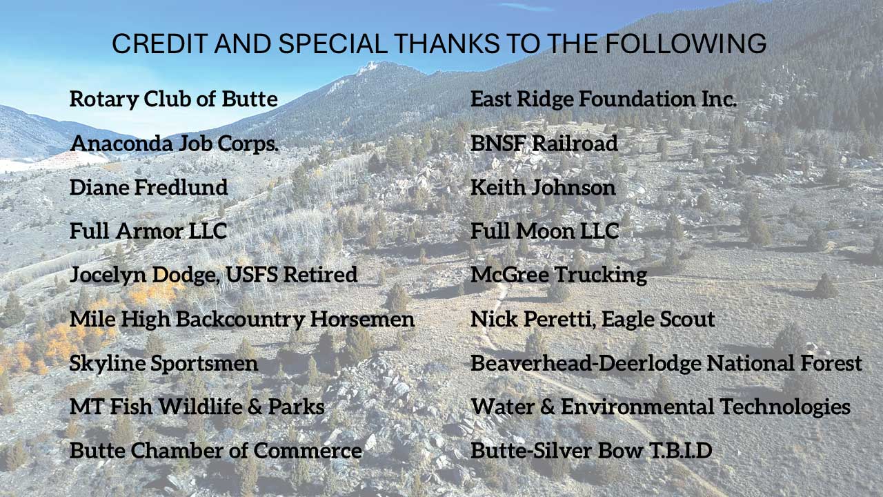 Maud S Canyon Video Special thanks list